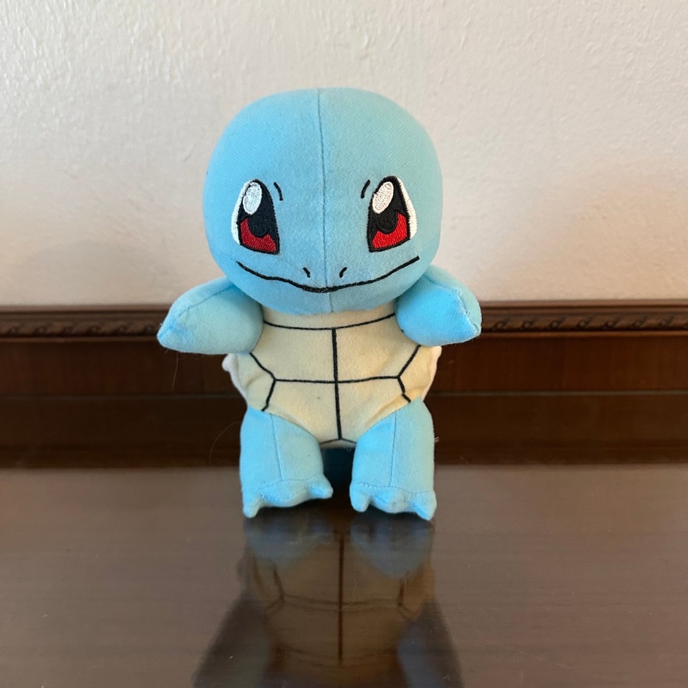 Pokemon Squirtle Plush Toy Factory Blue Turtle Stuffed‎ Animal 2022 10 Inch